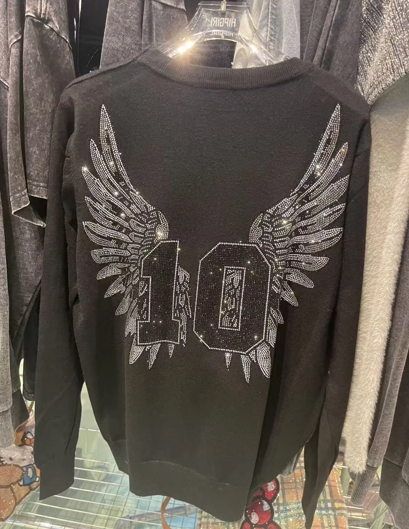 【20242971】毛衣上衣毛线衫女2025秋冬新款外搭慵懒风毛衣外套