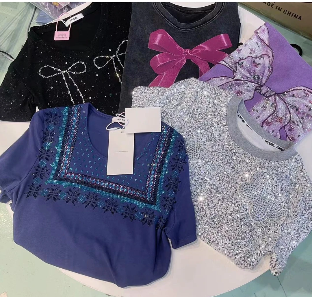 【15214小版】南油T恤2024年新款包嫂夏季半袖打底上衣百搭短袖女