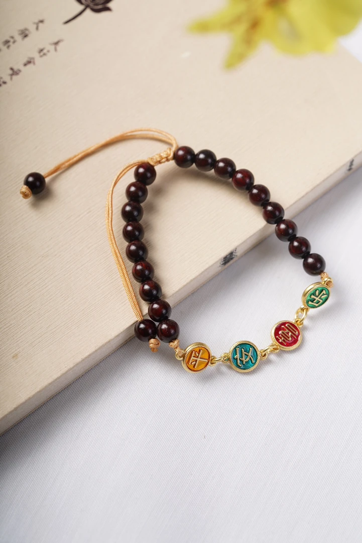 印度小叶紫檀毕业级老料6mm小众文玩手串