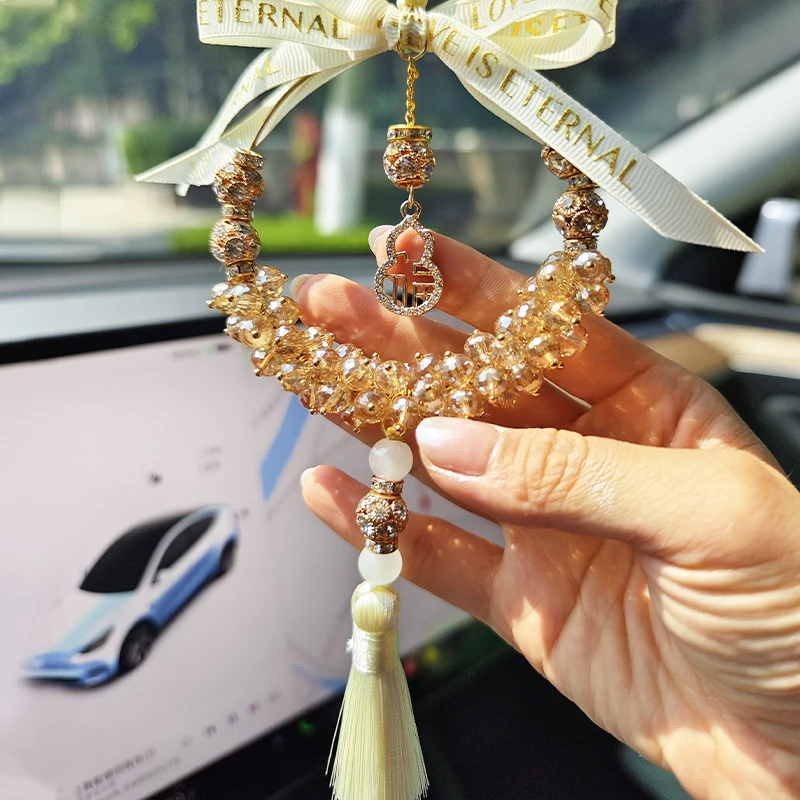 汽车挂饰挂件车内饰品摆件网红轻奢高级感2024新款新车创意水晶