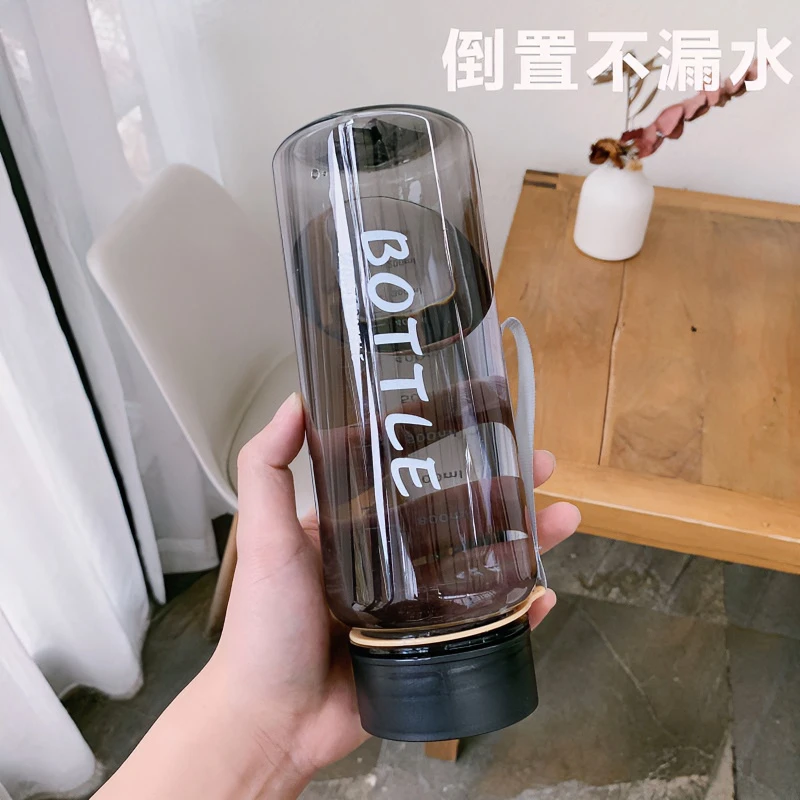 学生防摔耐热夏天便携茶杯子带过滤网水杯塑料水杯大容量户外简易