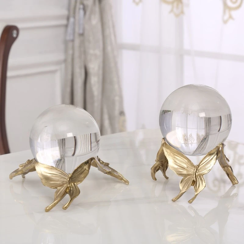 黄铜装饰摆件办公室客厅酒柜玄关样板房桌面电视柜高档艺术摆设