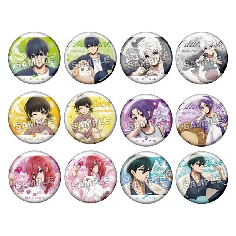 蓝色监狱星座 坐姿 玩偶吧唧徽章