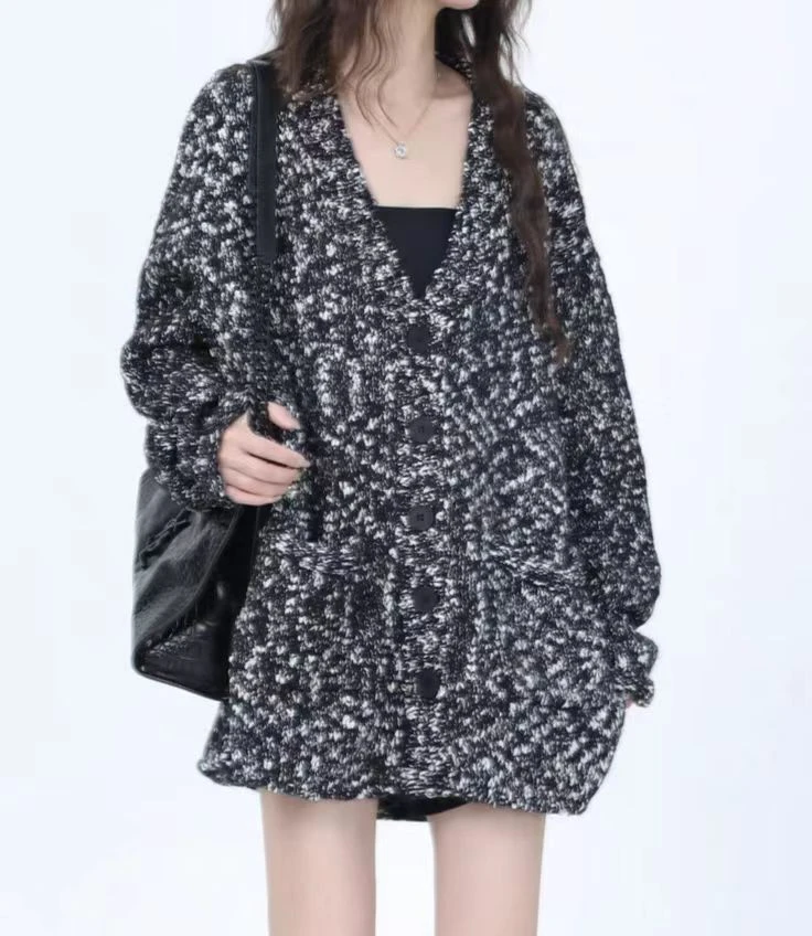 【C000~C099】不是主图哦慵懒风小众设计针织情侣款秋冬毛衣百搭C0