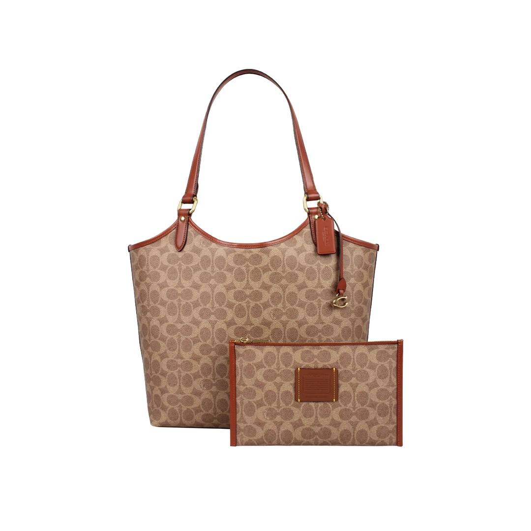 【现货】COACH/蔻驰 专柜款女士经典手提子母托特包