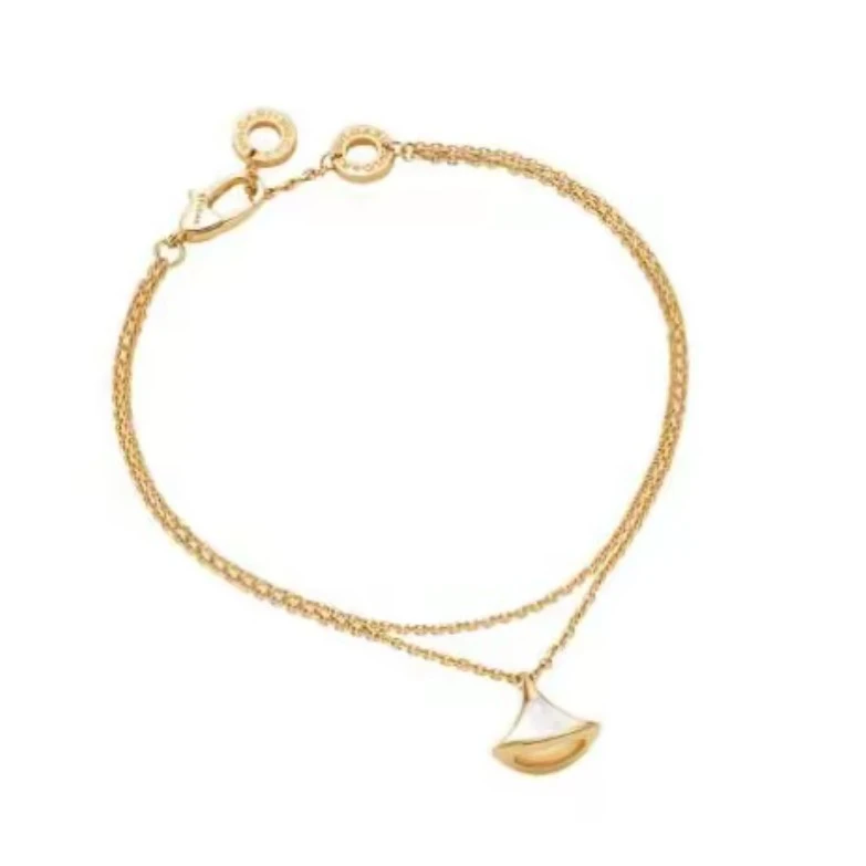 95新 BVLGARI/宝格丽 宝格丽 白贝母手链 9020551