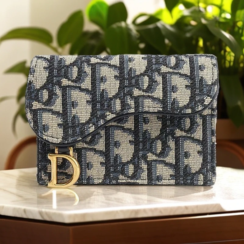 95新 DIOR/迪奥 迪奥 老花卡包钱包 11007246女包