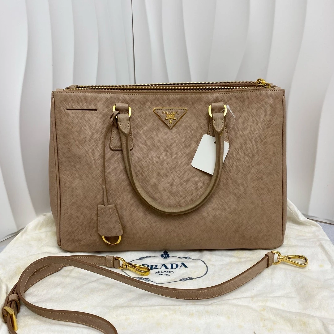 95新 Prada/普拉达 普拉达 粉色杀手中号 单肩包 9500440