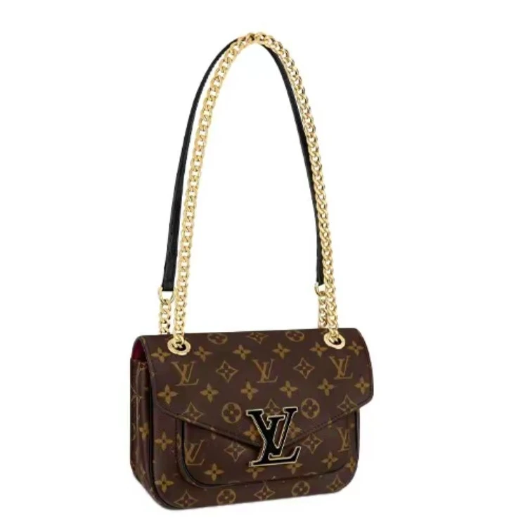 99新 LouisVuitton/路易威登 LV passy邮差包 芯片单肩包 9284455