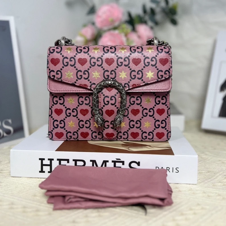 95新 GUCCI/古驰 古驰 情人节限量款酒神小号 单肩包 9223741