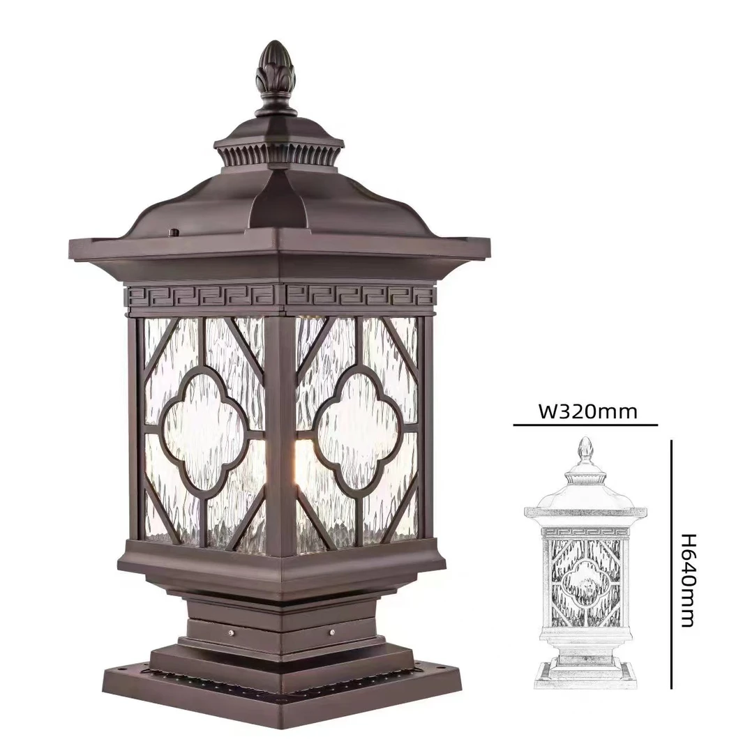 户外太阳能防水大门灯别墅围墙灯太阳能灯饰室外门柱灯