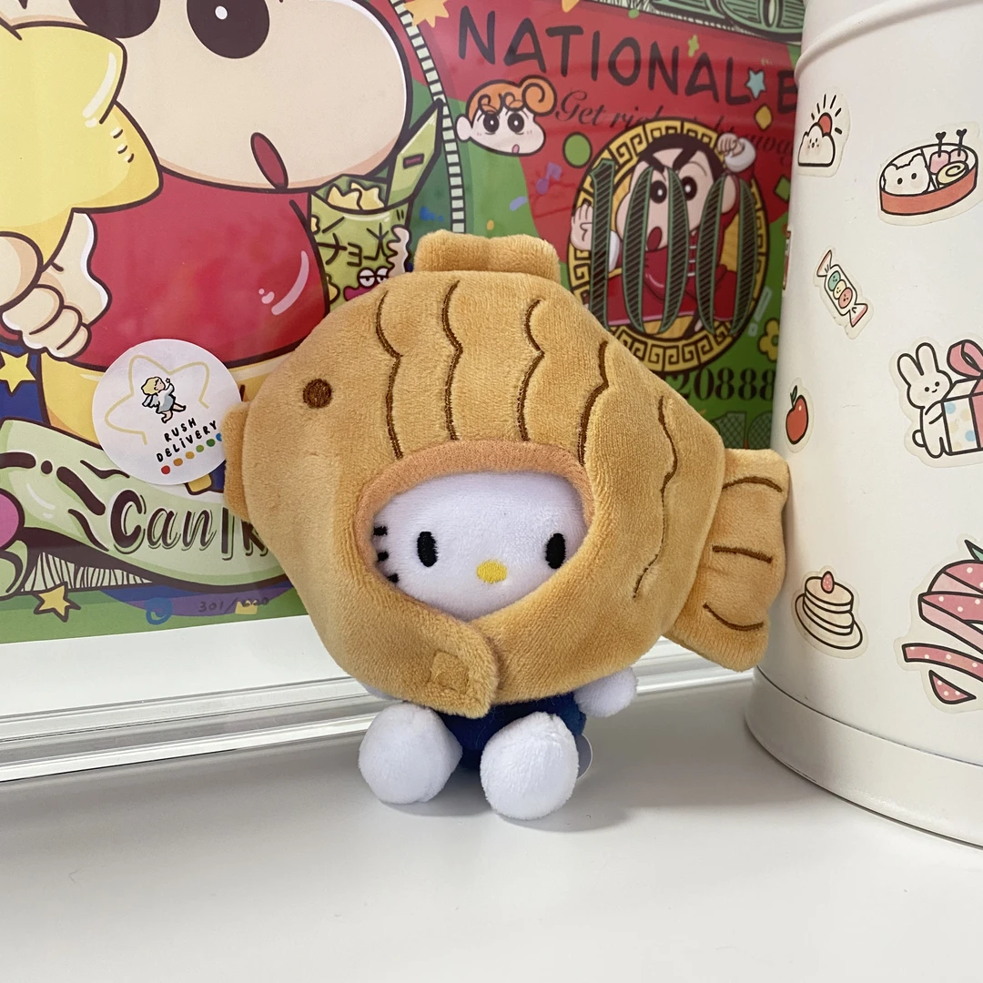 猫咪酱~可爱头套鲷鱼烧挂件KT高级感挂件包包书包小饰品女生礼物