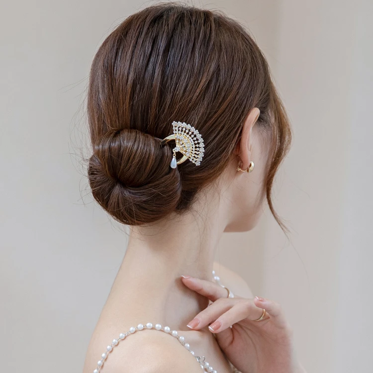 气质简约国风发簪新中式簪子优雅百搭古风后脑勺盘发神器发钗头饰