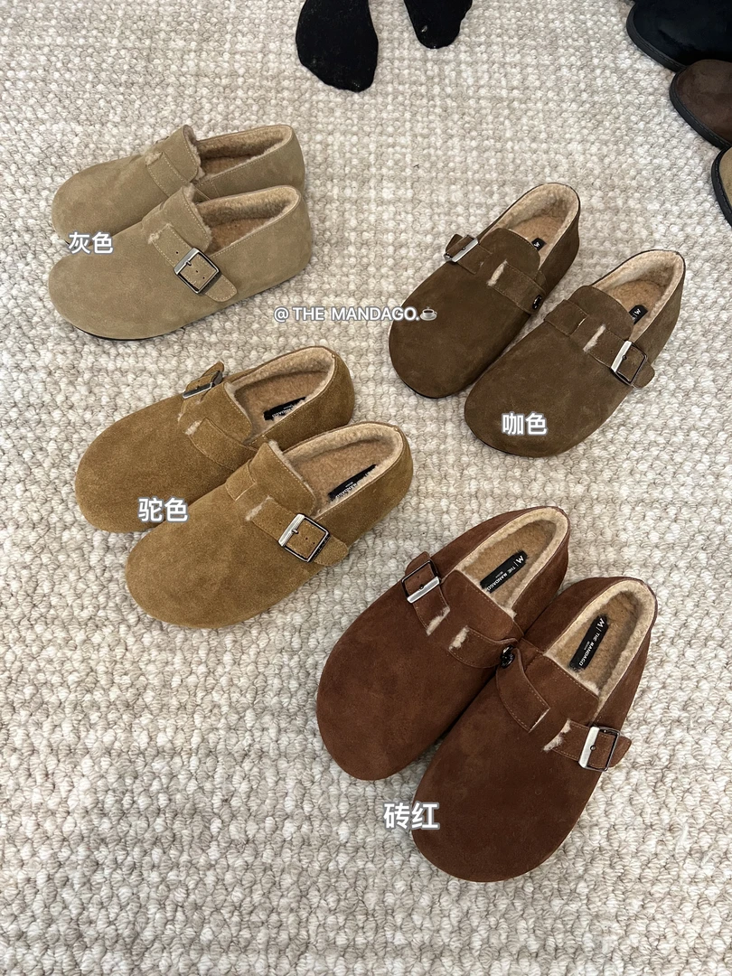 鑫燃KIKI 小众高级设计感皮带扣休闲鞋 26833 MDG