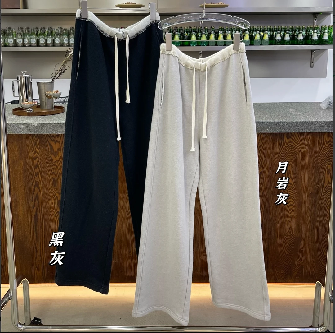 鑫燃KIKI 拼接撞色感外翻腰头卫裤 5937 6048 6080 7+