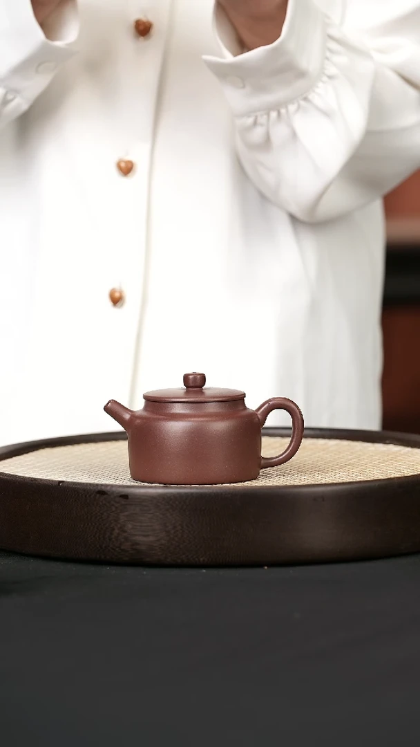 【闪购商品】紫砂茶壶DG砂之源平盖德钟某革紫190