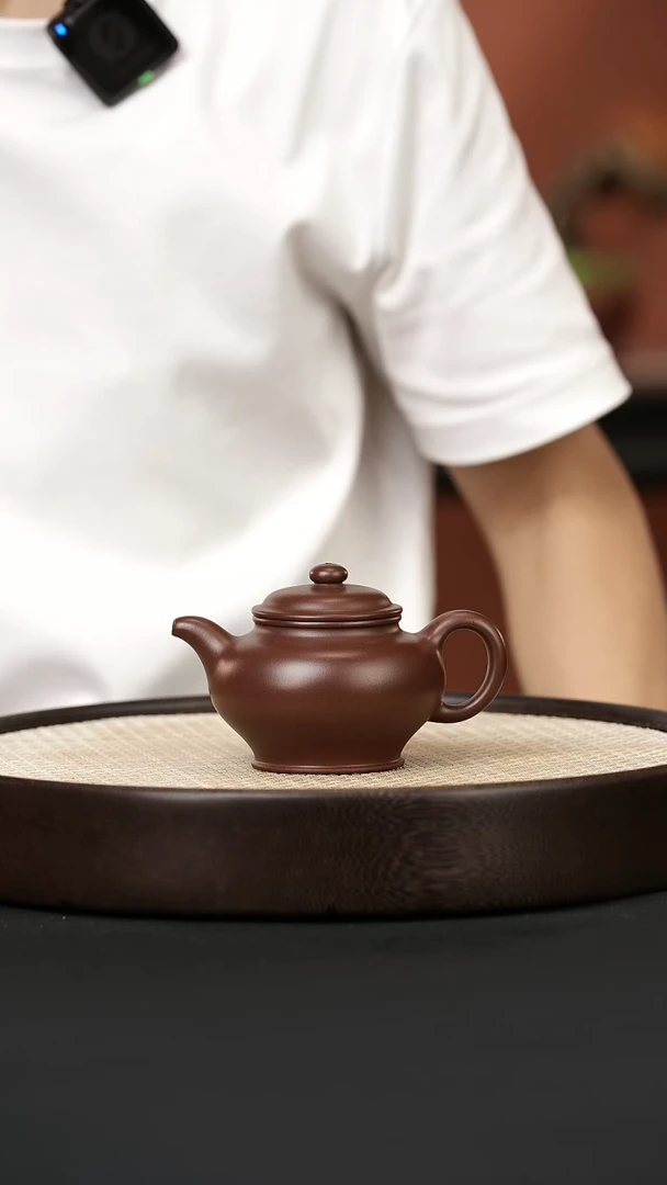 【闪购商品】紫砂茶壶凯DG大亨掇只-周陶艺老紫泥240