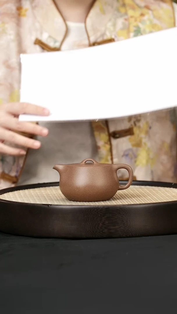 【闪购商品】紫砂茶壶如DG应心-万宁泉青段还原烧220