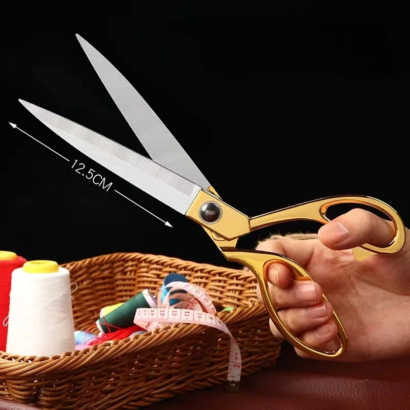 高级镀金裁缝剪刀