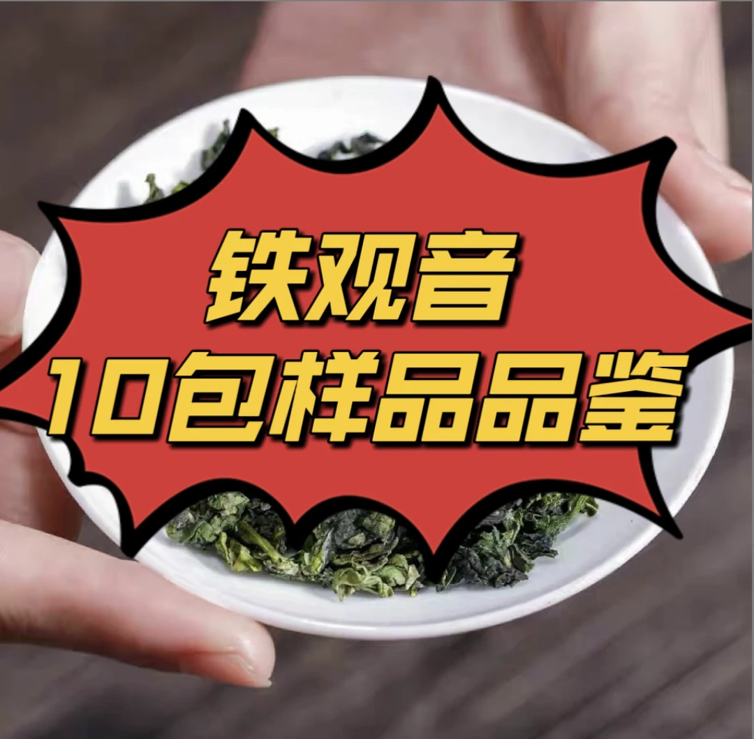 【十包好茶品鉴】秋茶铁观音乌龙茶兰花香新茶合集 品鉴装