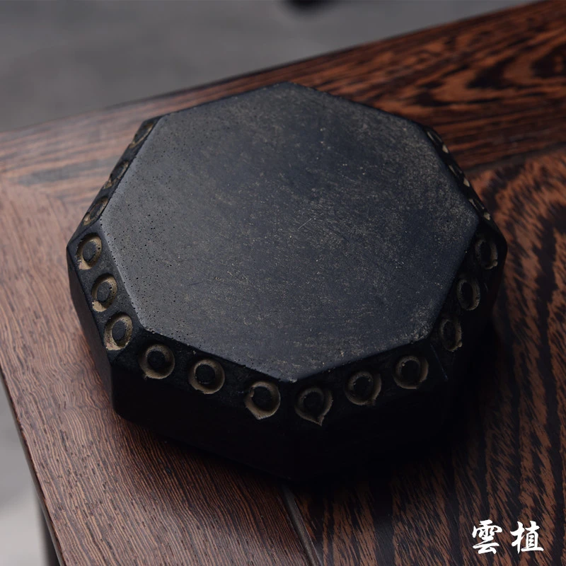 雲植. 仿古八棱小杯垫花盆底座壶承茶托