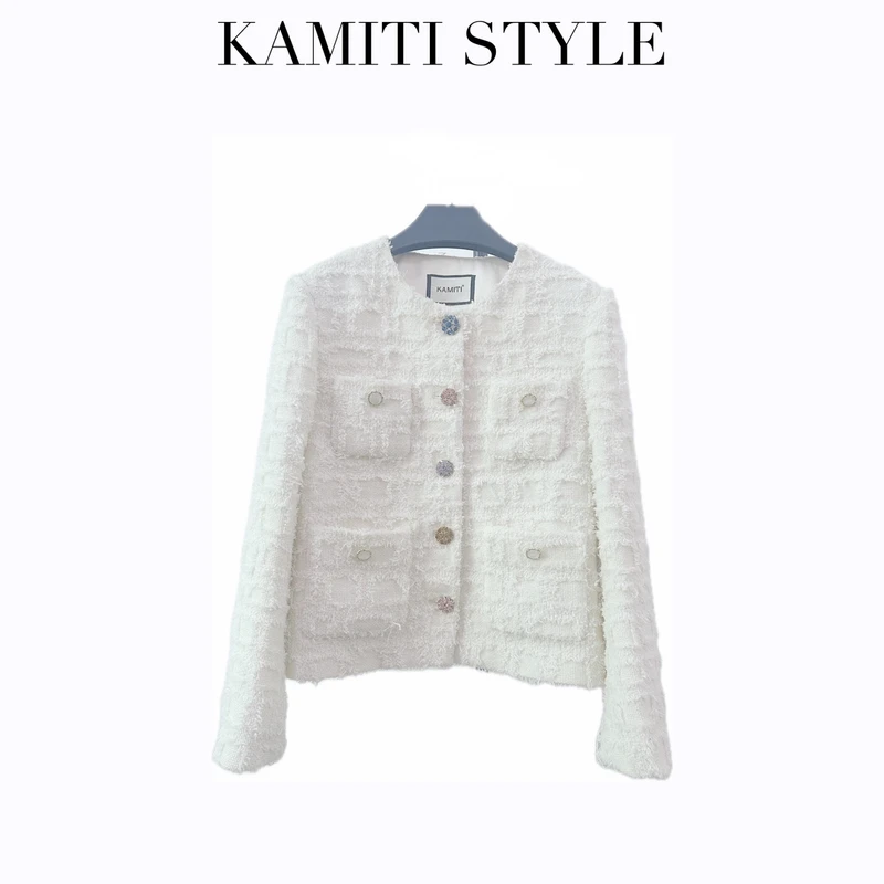 【大可可】2025SS春款手工坊高级重工设计师名媛时尚外套