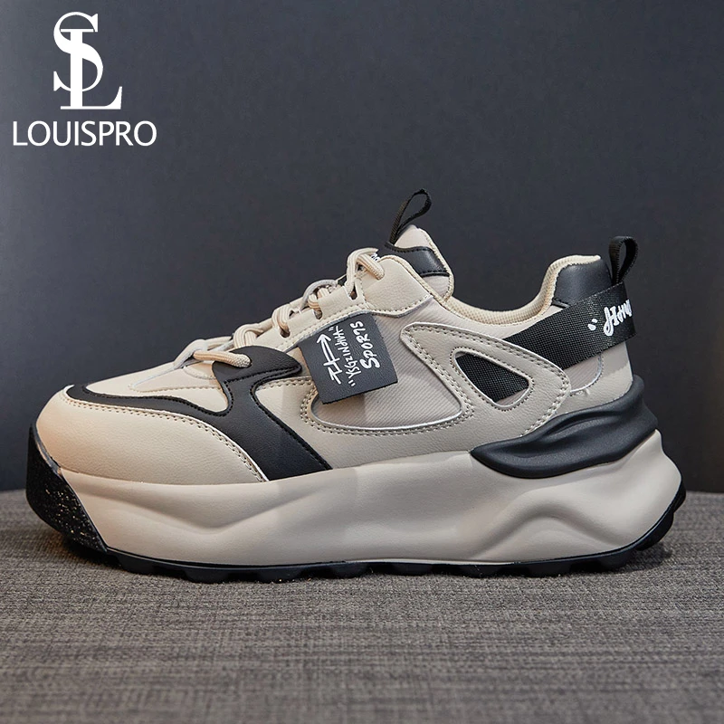 【法国工艺 匠心制造】Louispro品牌加绒韩版老爹鞋休闲女鞋百搭