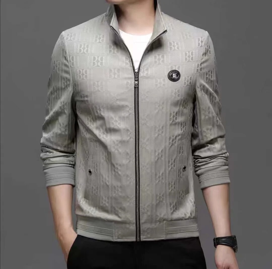 男士立领夹克春秋季休闲外套时尚潮流上衣新款薄款