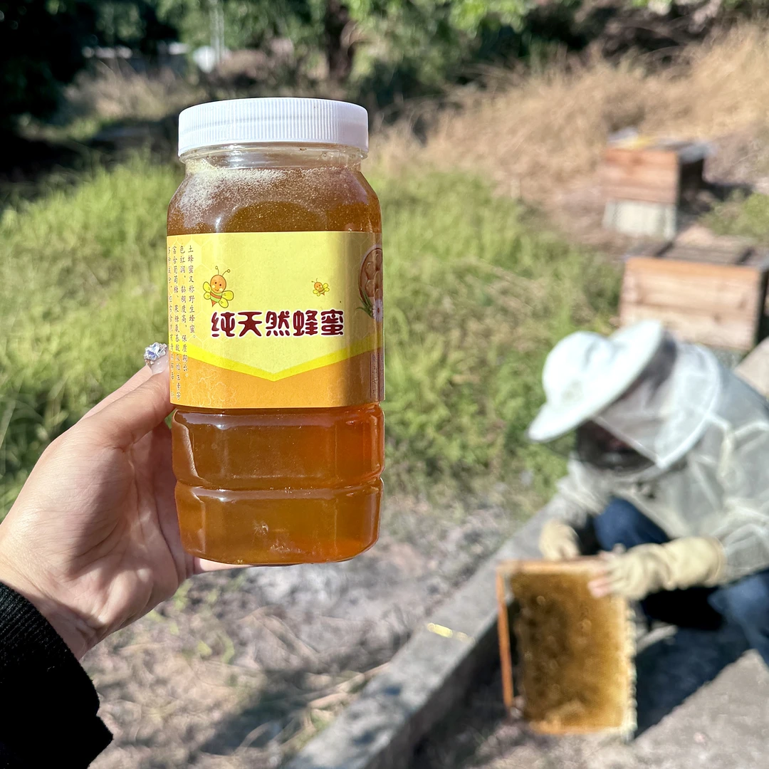 蜜仙儿土蜂蜜天然无添加现采百花蜜500g/瓶