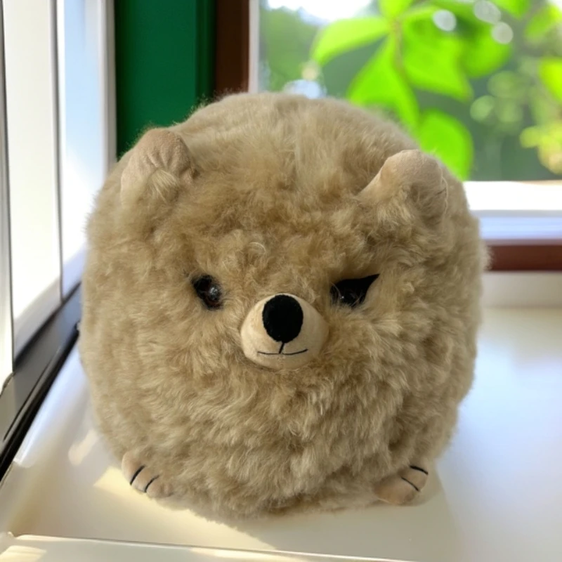 滩羊毛狐狸玩偶抱枕可爱创意摆件车载动物卧室毛绒