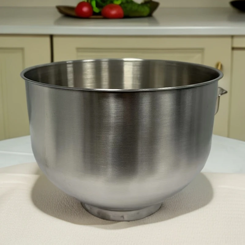 外贸尾单18/10不锈钢加深加厚搅拌盘和面盘23.5x18cm（两个装）