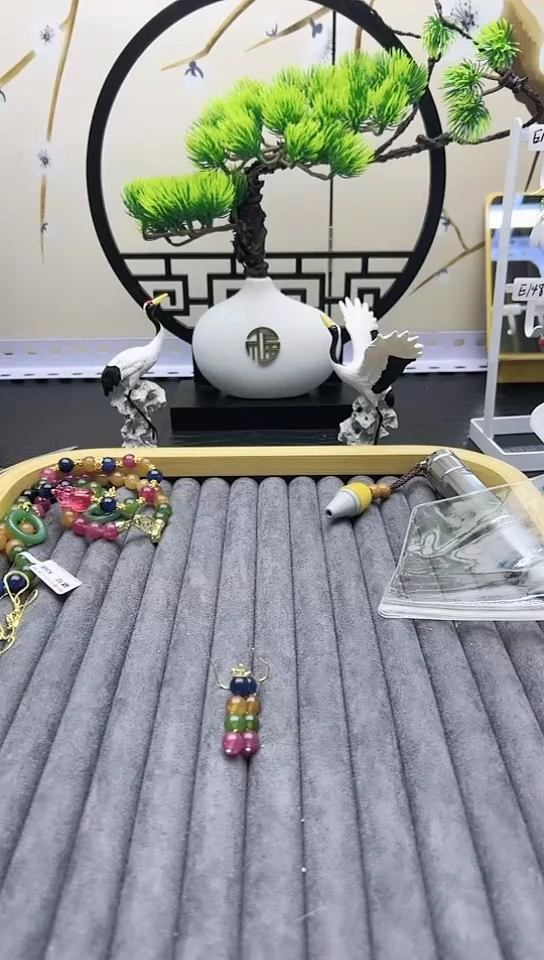 【闪购商品】碧玺耳饰14K金镶嵌E152