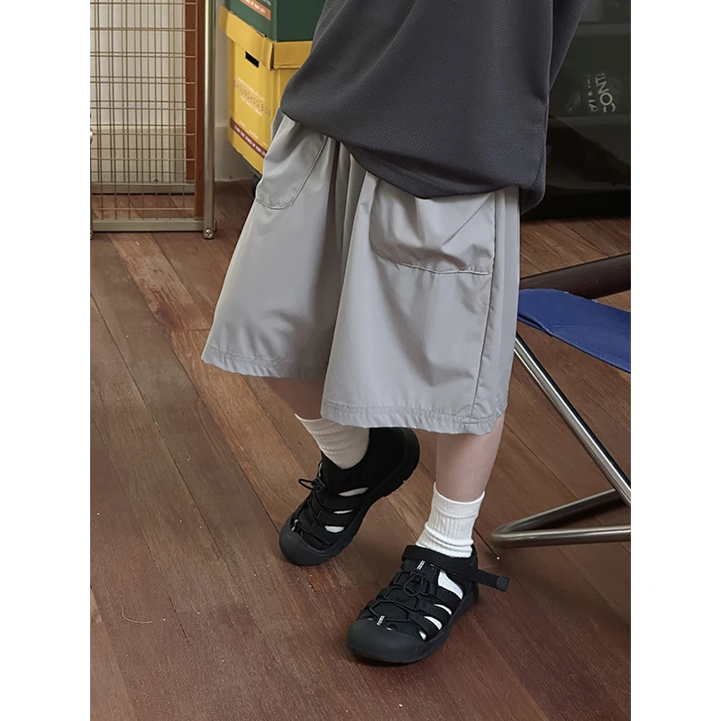 【清仓】略略童装儿童夏季宽松爽滑冰凉感休闲短裤242KZ014