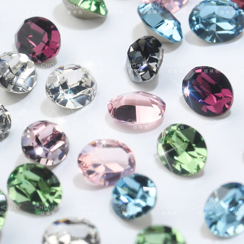 美甲钻饰品正品华子鸽子蛋系列超闪亮 指甲钻 多种款式可选