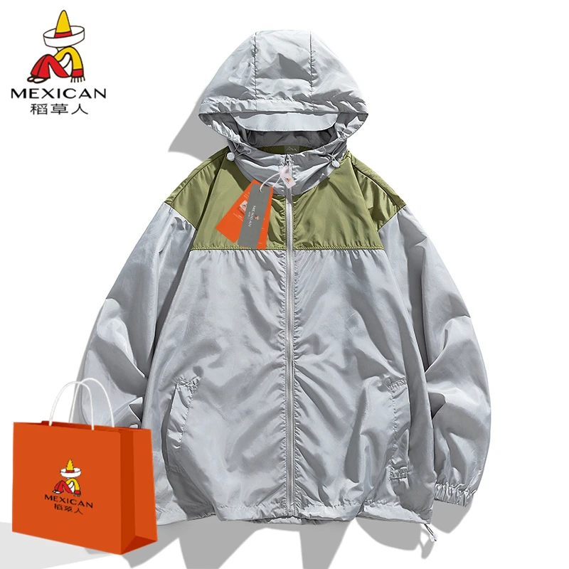 Mexican/稻草人防晒衣男2025年夏款户外钓鱼骑行防紫外线防晒服女
