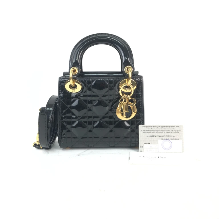 95新 Dior/迪奥 安洁利知之戴妃三格手提包18570