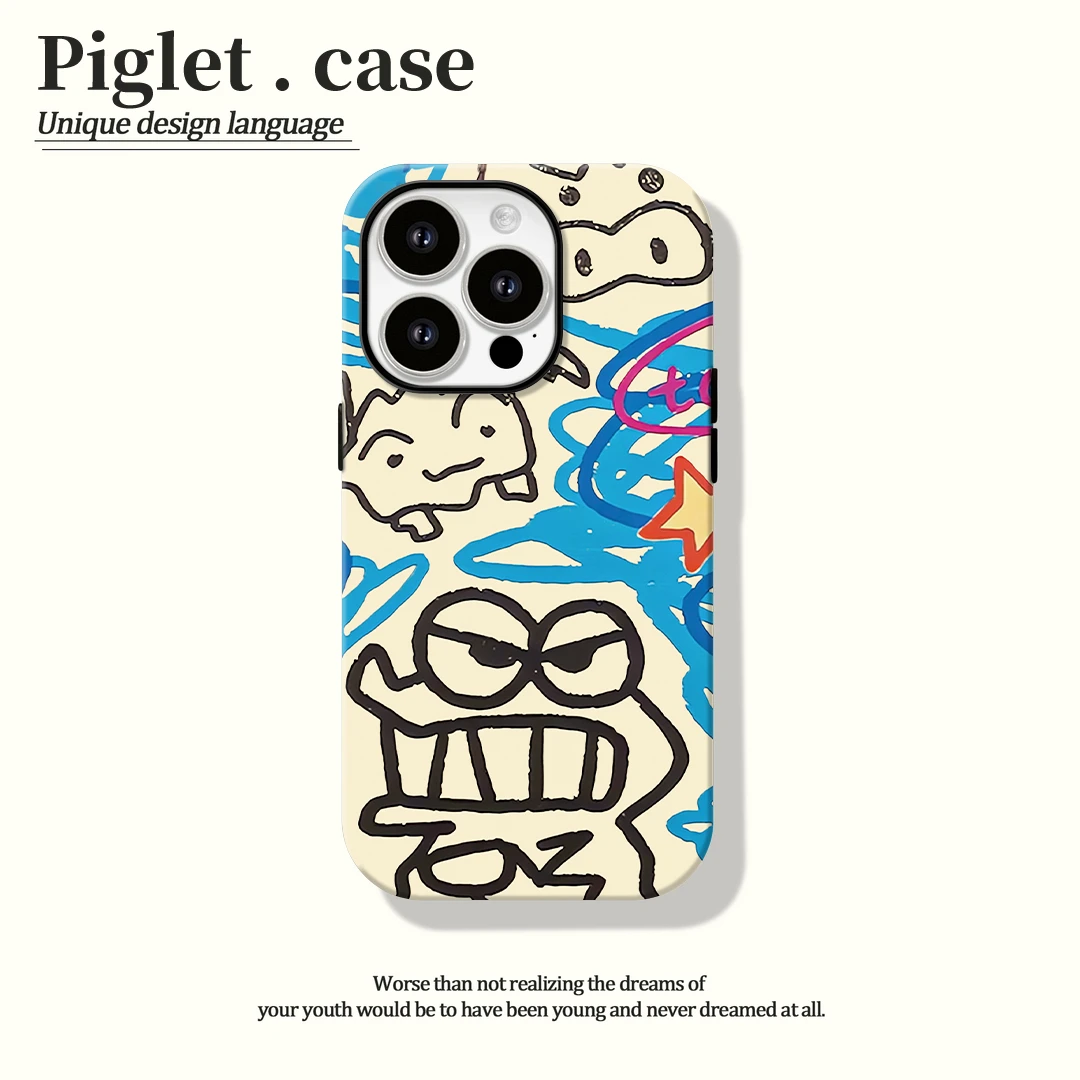 适用苹果16手机壳搞怪鳄鱼iphone15可爱软壳防摔菲林二合一13/14