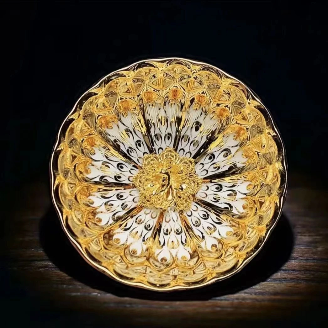 【闪购商品】高端茶器 金玉满堂金凤凰 主人杯