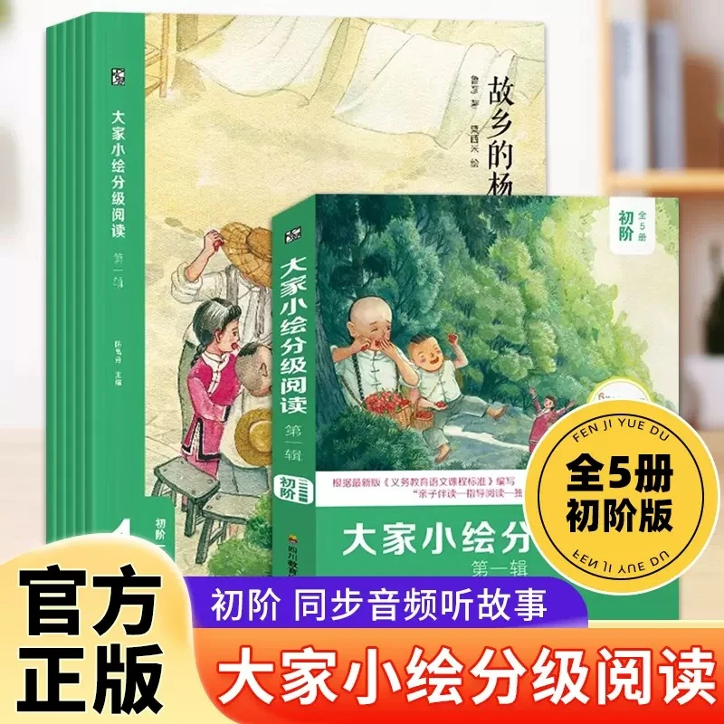 大家小绘初阶阅读全5册小学6-12岁课外阅的桥梁书