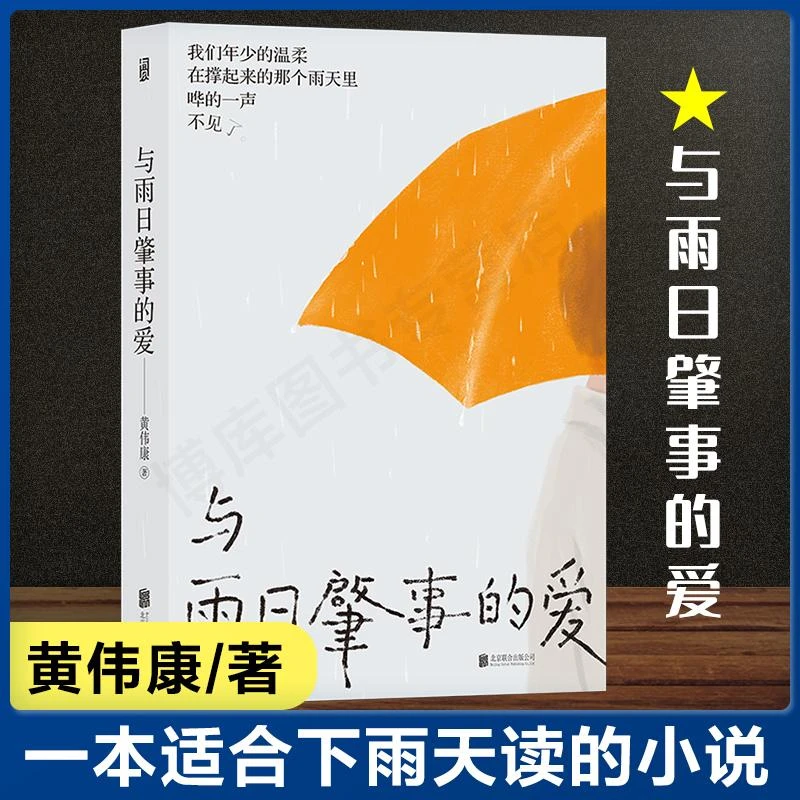 正版 现货速发 与雨日肇事的爱 黄伟康 现代都市青春文学校园怪谈
