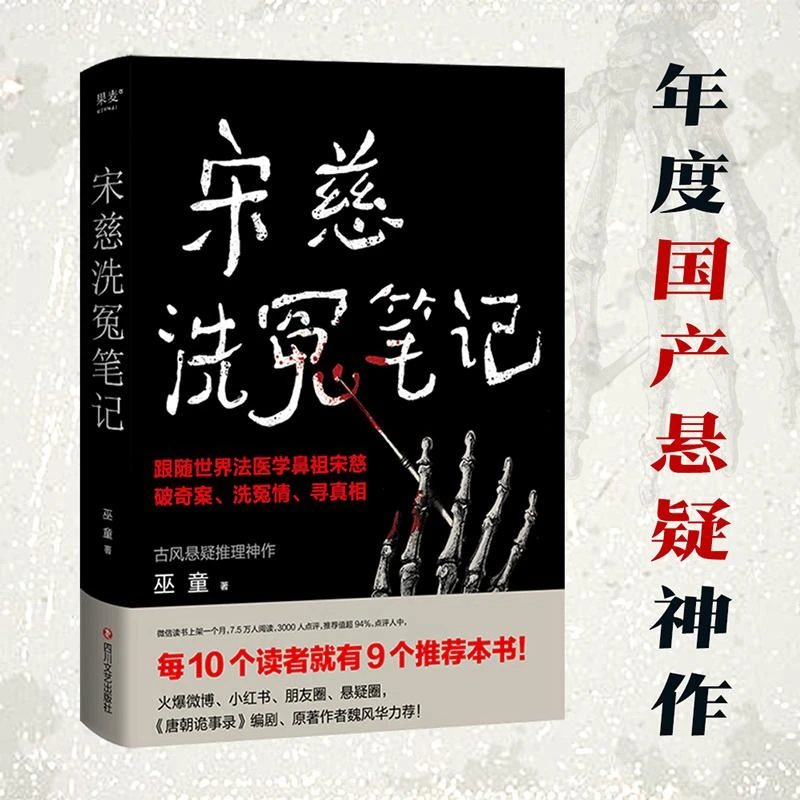 宋慈洗冤笔记 巫童 世界法医学鼻祖宋慈破奇案 古风悬疑推理小说