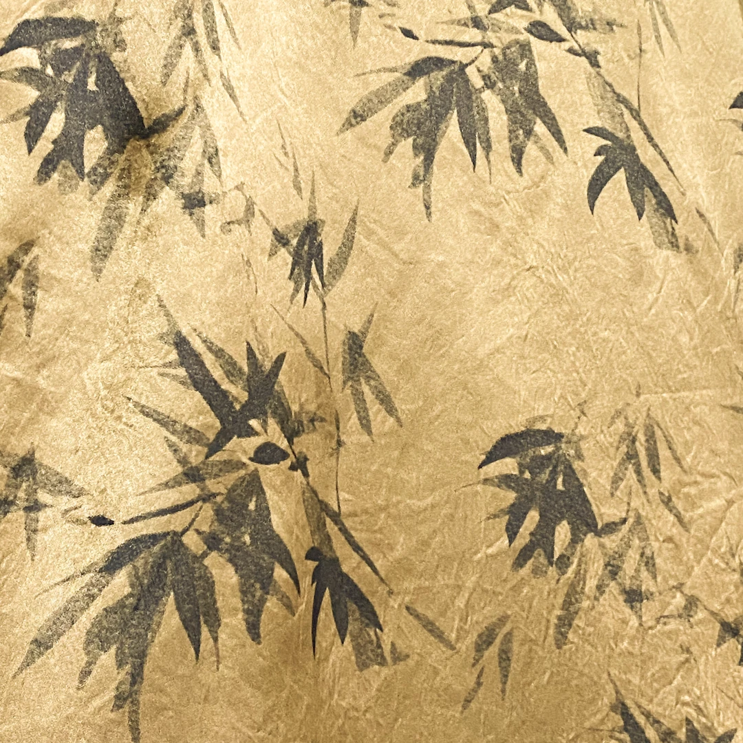 【金枝玉叶】100醋酸香云纱小衫 新中式国风 提花长袖上衣23XC616