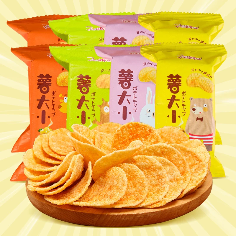 【发十二包】酥脆实惠好吃小零食膨化休闲食品阿婆家的薯