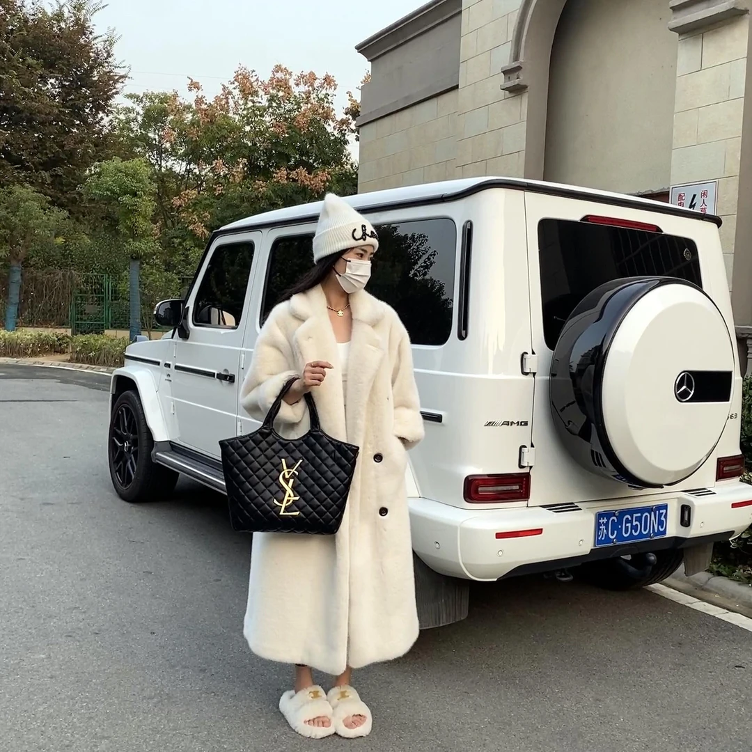 贵妇专属战袍 长款高级气质大外套上衣女外套