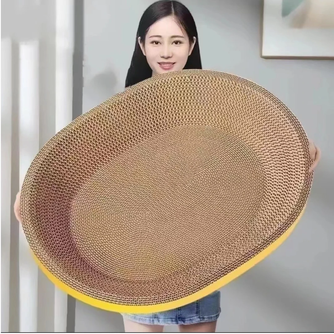 碗形猫抓板花色超大号猫咪磨爪高品质猫窝加密加硬瓦楞纸猫窝板窝