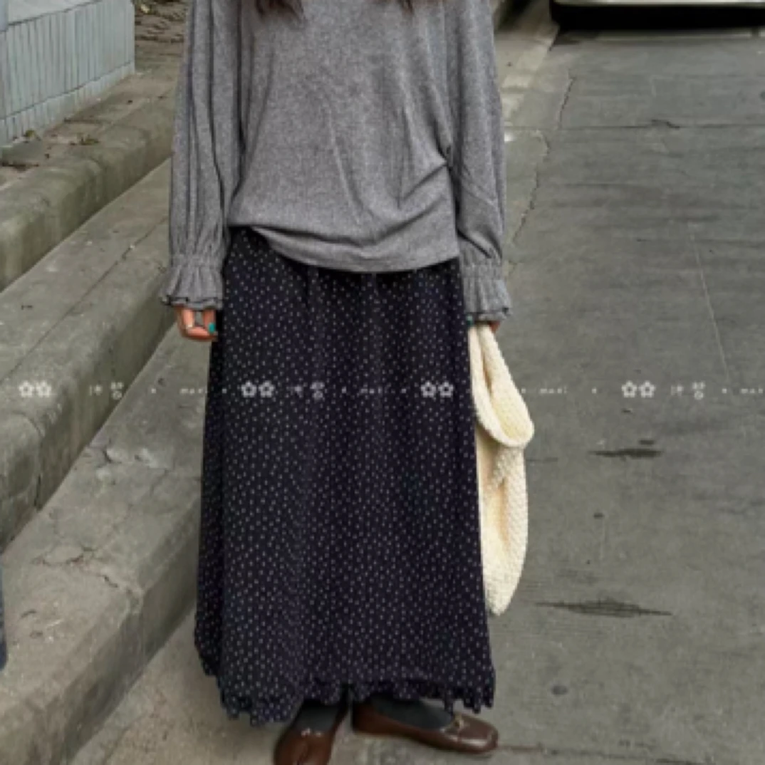 | 大大 | 沐皙 | 9115#复古碎花加厚半裙 |