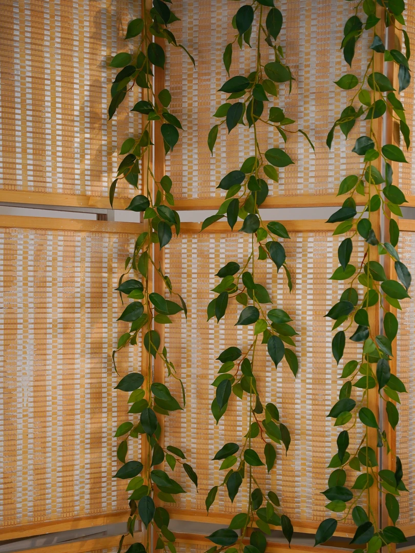 仿真幸运叶子藤条藤蔓植物树叶绿叶水管道吊顶装饰叶子