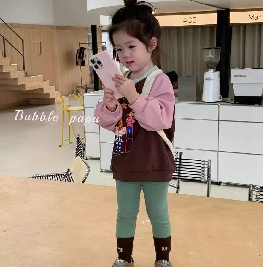 女童秋装套装2023秋季新款洋气儿童装时髦卫衣休闲打底裤两件套潮