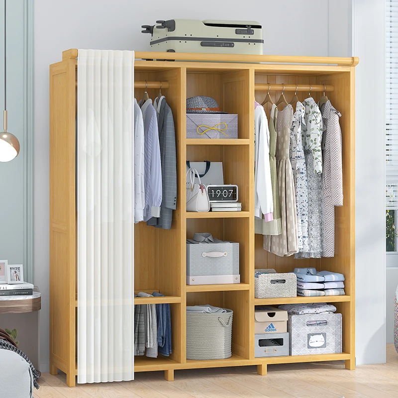 衣柜网红款高档现代简约便宜出租房专用大容量家用卧室防尘置物柜