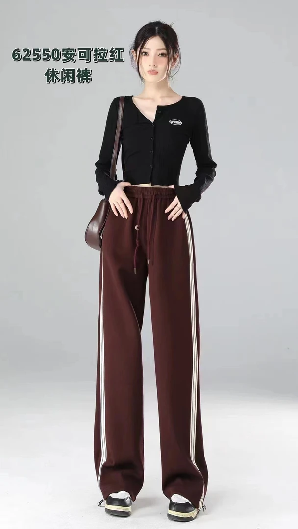 女士秋季女裤运动直筒裤62550#